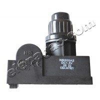 Електрическа запалка с черен бутон с батерия за газови уреди за 2 електрода