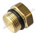 Тапа М16х1.25mm - месинг