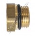 Тапа М16х1.25mm - месинг