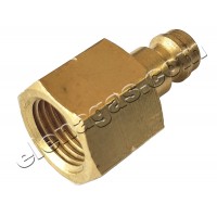 Бърза връзка мъжка за газ с холендър G1/4"LH