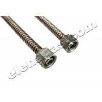 Гъвкава връзка за газ 2 х 1/4" INOX