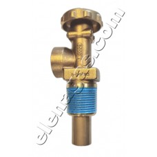 Кран спирателен за холандски тип авто бутилка 1/4" NPTF x 3/4" NGT