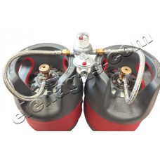 Мини колектор с авто селекция Cavagna 30mbar 5kg/h за 2 бутилки комплект