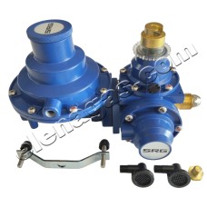 Регулатор двустапален SRG 10кг/ч- 50mbar с предпазен клапан OPSO/PRV