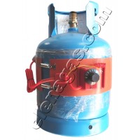 Електрически силиконов нагревателен пояс за газови бутилки с термостат 970х120mm