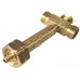 Четворник KLF(G12) W21.8x1/14LH М/М/М/Ж - месингов