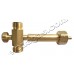 Четворник KLF(G12) W21.8x1/14LH М/М/М/Ж - месингов