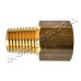 Преход месингов 1/4"- 18 NPT - M10x1 М/Ж