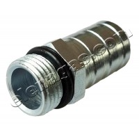 Щуцер прав M12x1 за маркуч ф12 за редуктор Magic3 Power