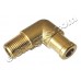 Коляно 90° Impco 1/8"NPT за маркуч ф10- месинг