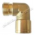 Коляно 90°  G3/8"L - KLF (G12) W21.8x1/14LH Ж/М месинг
