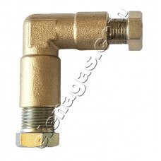 Коляно-снадка 90° за медна тръба ф6/ф8(M10/М12x1)- комплект