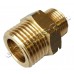 Нипел редуктивен 1/2" - G3/8"LH месинг