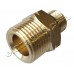 Нипел редуктивен 7/16" - G3/8"LH месинг