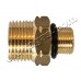 Нипел редуктивен 7/16" - G3/8"LH месинг