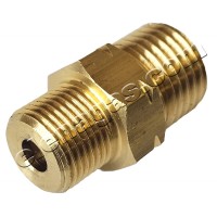 Нипел 7/16" - G1/4"LH месинг
