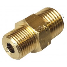Нипел 7/16" - G1/4"LH месинг