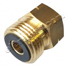 Преход G3/8"L - KLF (G12) W21.8x1/14LH Ж/М - месингов