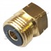 Преход G3/8"L - KLF (G12) W21.8x1/14LH Ж/М - месингов