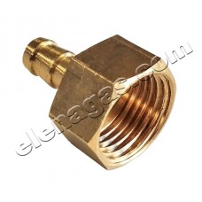 Преход W20x14LH женска за маркуч ф8- месинг