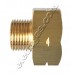 Преход W21.8x1/14LH - G3/8"L Ж/М - месингов