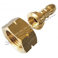Преход холендров за маркуч KLF(G12) W21.8x1/14LH  месинг