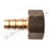 Преход холендров за маркуч- W21.8x1/14LH женски -месинг