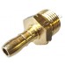 Преход KLF (G12) W21.8x1/14LH мъжки за маркуч - месингов