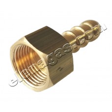 Преход 3/8" женски за маркуч ф9 месинг