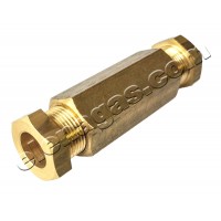 Съединител-снадка за медна тръба ф10 (М14x1)- комплект