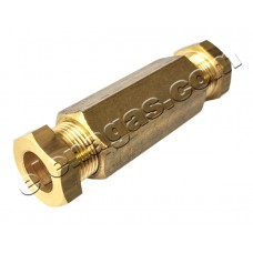 Съединител-снадка за медна тръба ф10 (М14x1)- комплект