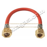 Маркуч за газ GOK 30bar 2 х G12 (W21.8) - 400mm 