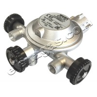 Редуцир-вентил ъглов GOK  29 mbar 1kg/h с 3 изхода