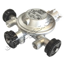 Редуцир-вентил ъглов GOK  29 mbar 1kg/h с 3 изхода