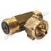 Тройник KLF(G12) W21.8x1/14LH М/Ж/М - месингов