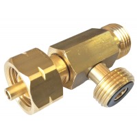 Тройник KLF(G12) W21.8x1/14LH М/М/Ж - месингов