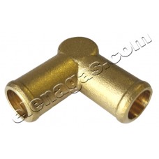 Коляно за вода/газ 16-16 лят месинг